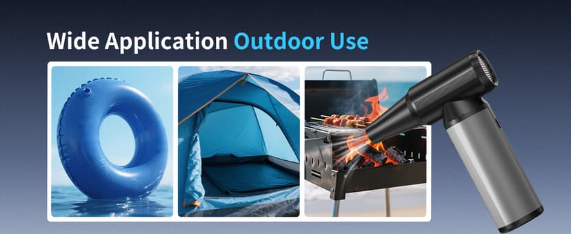 Compressed Air Duster, 2-in-1 Duster Blower & Vacuum with 320000RPM Super Power, Electric Air Duster Rechargeable, 3-Gear Adjustable Air Blower for Keyboard, Computer, Car, Home, and Outdoor Cleaning