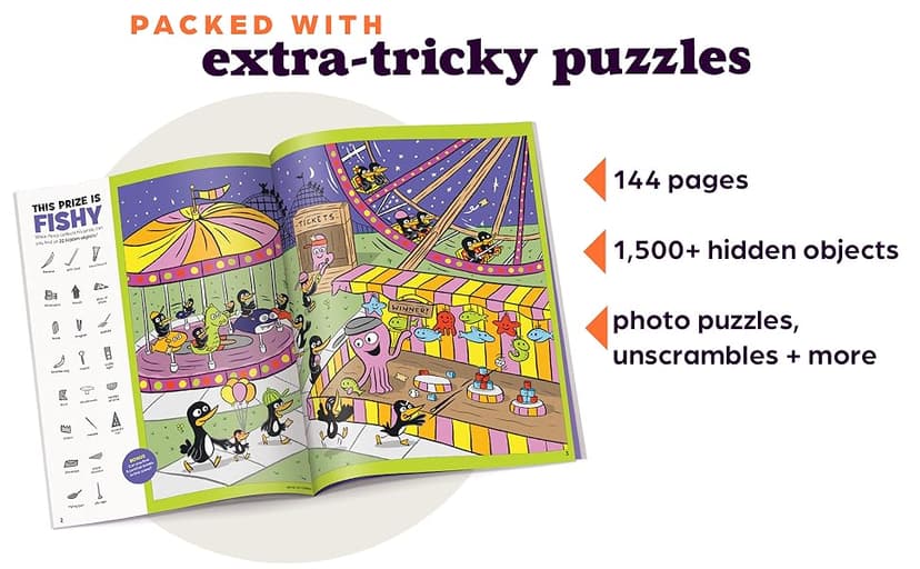 The Hardest Hidden Pictures Book Ever: Ultra-Challenging Brain Games for Kids Ages 8-12, Advanced Seek and Find Puzzles Book with Over 1,500 Hidden Objects to Find (Highlights Hidden Pictures) 1644723344