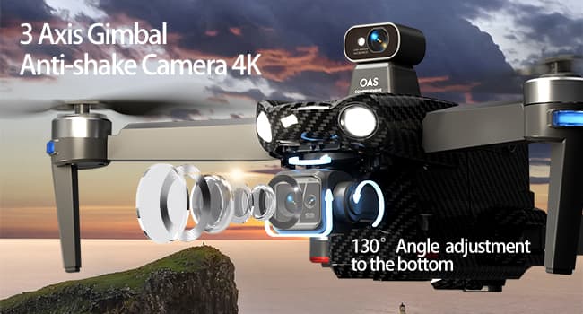 Bingchat 2026Upgraded Tablet Remote Professional Drones with Camera for Adults 4K HD, 360°Obstacle Avoidance, 3 Axis Gimbal, Payload Release, Up to 5 Miles Range, 84 Minutes Two Batteries, High Wind Resistance, Rainproof, Time-lapse, Follow Me