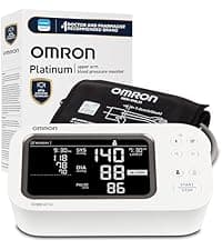OMRON Silver Blood Pressure Monitor for Home Use & Upper Arm Blood Pressure Cuff - #1 Doctor & Pharmacist Recommended Brand - Clinically Validated - Connect App