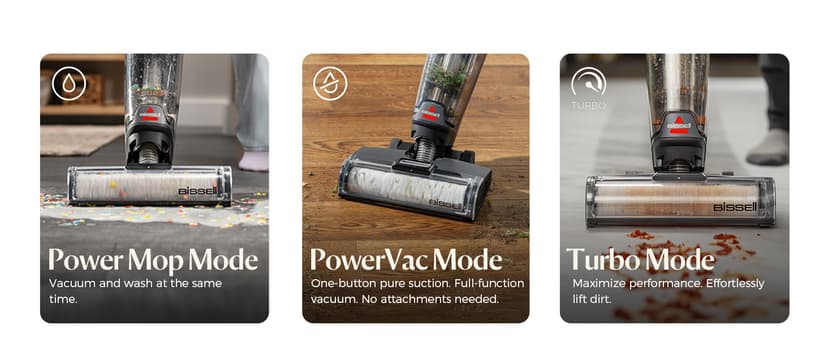 Bissell® CrossWave® OmniForce™ Cordless Multi-Surface Hard Floor Cleaner and Mop, Wet Dry Vacuum with Dedicated Dry Vacuum Mode, 3882