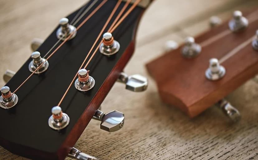 Guyker Guitar Locking Tuners (6 for Right) - 1:18 Lock String Tuning Key Pegs Machine Head with Hexagonal Handle Replacement for ST TL SG LP Style Electric, Folk or Acoustic Guitars - Chrome