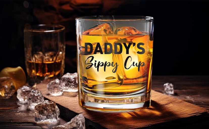 Christmas Birthday Funny Gag Gift Ideas for Expecting Father First New Dad - Bourbon Scotch Presents Christmas Dad Gifts for New Dad Boyfriend Husband Men from Daughter Wife B0CQBXCP93
