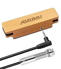 AMUMU SP60BCM Magnetic Passive Soundhole Humbucker Pickup for Acoustic Guitars