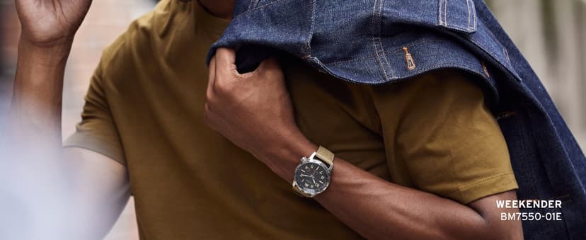 Citizen Men's Eco-Drive Weekender Brycen Chronograph Watch Stainless Steel Case