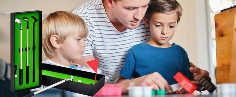 Zutcogo Funny Gifts for Men Dad Adults Husband Him Boyfriend Golfers, Golf gifts Accessories for Men, Personalized Anniversary Birthday Presents Mini Desktop Golf Ball Pen Set, Christmas Stocking Stuffers