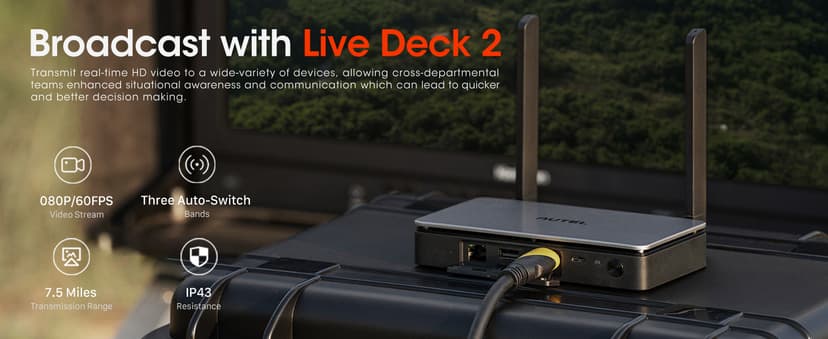 Autel Robotics EVO 2 Pro V3: Son-y 1" CMOS Sensor & 6K HDR Video, Moonlight Algorithm 2.0, Max ISO 44000,12-Bit DNG, 6.4" Smart Controller SE,15KM Transmission, 360° Obstacle Avoidance, 40 Minutes