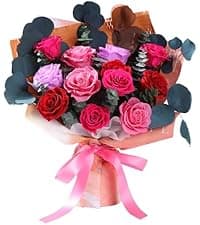 lovenfold Flowers for Delivery,Preserved Flowers Bouquets,Purple Rose Bouquets That Last 1-3 Years,Birthday Flowers Gifts for Women Mom Grandma Wife Friends