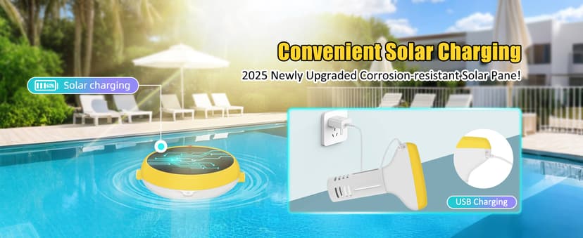 Smart Pool Monitor with Gateway, Profession Salt Water Pool Testing kit for Swimming Pool, 7 in 1 Chlorine Salinity ORP Monitor for Aquarium Sodium Chloride Swimming Pools Hot Tub Spas