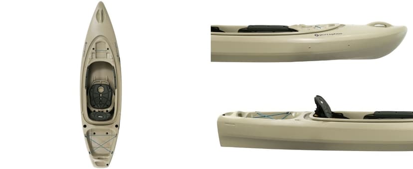 Perception Sound 10.5 | Sit Inside Kayak for Fishing and Fun | Two Rod Holders | Large Rear Storage