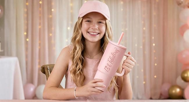 13th Birthday Gifts for Girls - 13 Year Old Girl Gifts Ideas for Offical Teenagers Girls - 13th Birthday Decorations Trendy Teen Girl Stuff - 11 Pieces Best Present for Daughter, Niece
