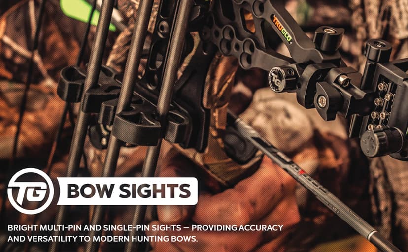 TRUGLO Carbon Hybrid Ultra Lightweight Micro-Adjustable 5-Pin Hunting Bow Sight