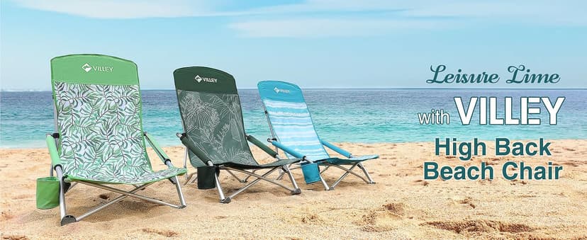 VILLEY Oversized Chaise Lounge Chair with Face Hole, Adjustable Reclining Beach Chair, Portable Tanning Chair, Outdoor Folding Sunbathing Chair for Patio Lawn Beach Pool