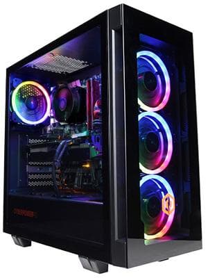 CYBERPOWERPC Gamer Master Gaming PC, AMD Ryzen 5 7600 3.8GHz, GeForce RTX 4060 8GB, 16GB DDR5, 500GB NVMe SSD, Wi-Fi Ready & Windows 11 Home (GMA2700A)