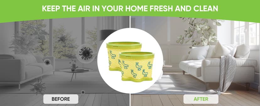 6 Pack Replacement Pre-Filter Compatible for LG CordZero A9 Series Cordless Stick Vacuum Cleaner Accessories A907GMS,A916BM, A905RM,A906SM,A925KSM,A926KSM,A929KVM -Filter Replacement Parts ADQ74774001