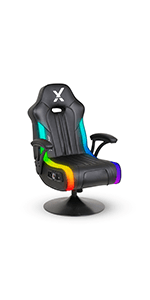 X Rocker Video Gaming Floor Rocker Chair, Built-in Audio, Foldable, for Gamers, Bedroom, or Game Room for Boys, Girls, Teens 5-17, Gifts for Gamers