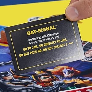 Monopoly Batman Edition Board Game | Monopoly Game for Batman Fans | Ages 8 and Up | 2 to 4 Players | Family Games | Strategy Games for Kids and Adults (Amazon Exclusive)