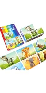 Sensory & Montessori Toys for Boys & Girls 1 2 3 Years Old, Toddler Travel Toys, Magnet Toys for Kids Birthday Gifts (12 PCS) Magnetic Building Blocks Large, 1.65 inch Stacking Cubes for Toddlers B0CHJTD1FS
