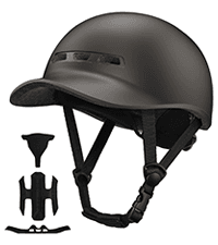 Bike Helmet, Basecamp Bicycle Helmet with Rear Light & Detachable Magnetic Goggles Lightweight Cycling Helmet Adjustable for Adult Men Women Mountain & Road (BC-069)