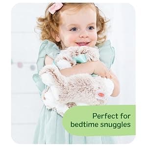Melissa & Doug Burrow Bunny Stuffed Animal Plushie with Big Feet, Floppy Ears & Fluffy Tail, Adorable Pretend Play Toddler Toys for Girls & Boys 3+