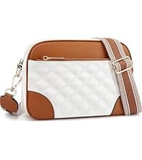 FYY Small Crossbody Bags for Women Vegan Leather Crossbody Purses for Women Travel with Adjustable Shoulder Strap