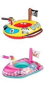 3 Rings Kiddie Pool for Toddler, 48”X12”,Kids Swimming Pool, Inflatable Baby Ball Pit Pool, Small Infant Pool (Blue)