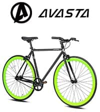AVASTA Vela Hybrid Bike for Adult Women Female Lightweight Step Through 26 Inch High Tensile Steel Frame City Commuter Comfort Lady Bicycle, 6-Speed, Multiple Colors