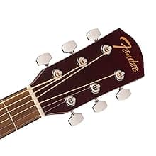 Fender FA-25CE Dreadnought Acoustic Electric Guitar, Beginner Guitar, with 2-Year Warranty, Includes Built-in Tuner and On-Board Volume and Tone Controls, Comes with Free Lessons, Natural