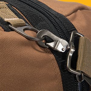 Carhartt 40L Utility Duffel, Heavy-Duty Gear Bag for Jobsite, Gym, & Travel, Duffel Bag (Carhartt Brown), 40L