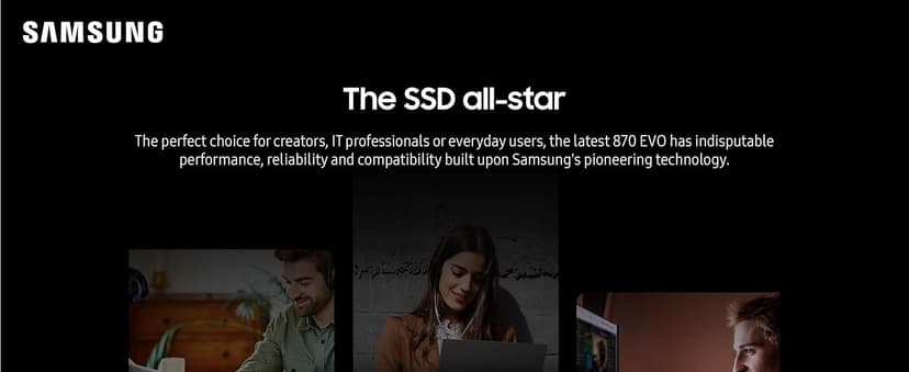 Samsung 870 EVO SATA III SSD 1TB 2.5” Internal Solid State Drive, Upgrade PC or Laptop Memory and Storage for IT Pros, Creators, Everyday Users, MZ-77E1T0B/AM