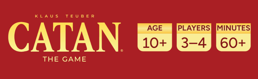 CATAN Board Game (6th Edition) Trade, Build & Settle in the Classic Strategy Game for Family, Kids & Adults, Ages 10+, 3-4 Players, 60-90 Min Playtime