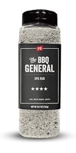PS Seasoning Texas-Style Brisket Rodeo Rub- Dry BBQ Rubs and Spices for Grilling, Smoking, Roasting- Smoky Texas Flavor, BBQ Seasoning Spice Blend for Beef Brisket, Steak, Pulled Pork, Chicken, 24.6oz