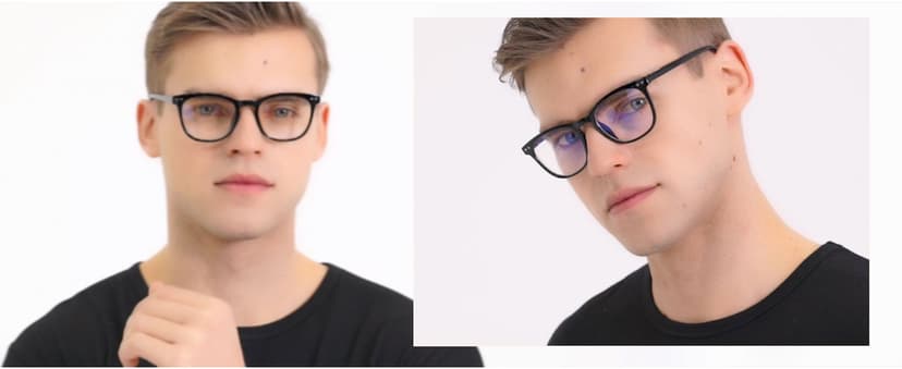 ANDWOOD Blue Light Blocking Glasses Women Men Computer Small Face Clear Bluelight Blocker Eyeglasses Frame