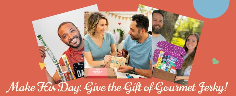 Beef Jerky Gift Basket For Men - Exotic Jerky Variety Pack, Delicious Protein-Packed Snack Box for Dad, Husband - Birthday, Holiday Food Treats for Adults - Unique Food Gifts for Men Who Want Nothing