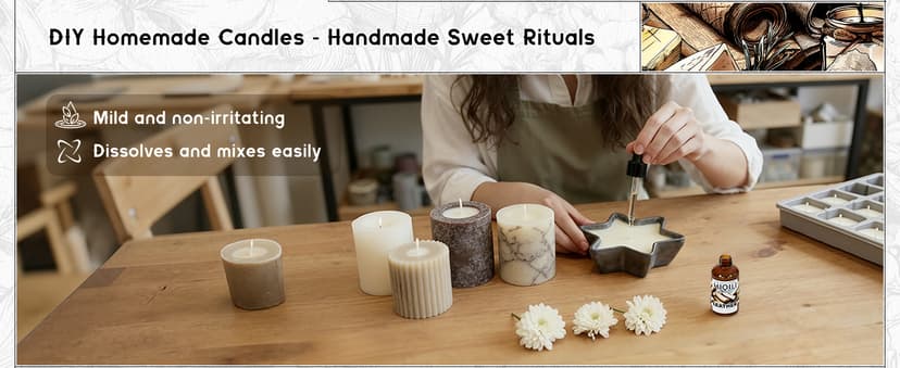 HIQILI Leather Fragrance Oil, Men's Scent, for Car Air Freshener Use, Soap, Candle, and Long-Lasting Perfume Making - 1 Fl Oz