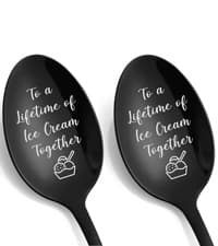 Fathers Day Gifts for Dad - Dads Ice Cream Shovel Spoon - Unique Personalized Funny Gifts for Dad Father in Law Father's Day Birthday Christmas Stocking Stuffers Small Presents from Daughter Son