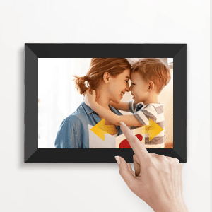 MEZED 10.1'' Digital Picture Frame,Smart Digital Photo Frame with 1280x800 IPS Touch Screen, Auto-Rotate and Slideshow, Easy Setup to Share Moments Via APP from Anywhere Anytime
