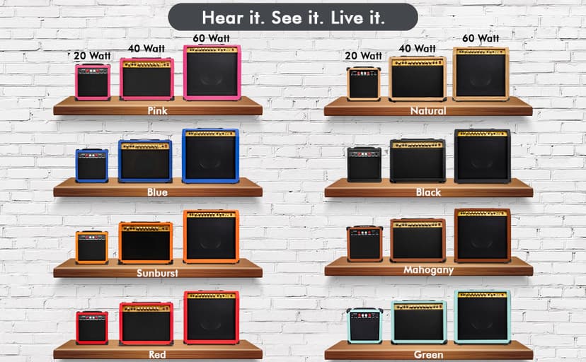 LyxPro CS 39” Left Hand Electric Guitar Kit for Beginner, Intermediate & Pro Players with Guitar, Amp Cable, 6 Picks & Learner’s Guide, Solid Wood Body, Volume/Tone Controls, 5-Way Pickup - Red