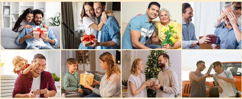 P. BLAKE Gifts for Best Ever Dad Husband Boyfriend Son Uncle, Stainless Steel American Flag Watch Band Link Bracelet Christmas Stocking Stuffers Jewelry Gifts for Men Him