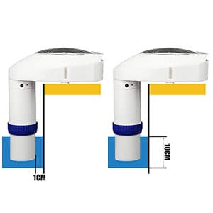 Pool Alarm with Remote Receiver, Pool Underwater Drown Monitor System, Battery Powered Poolside Alarms for Inground&Above Ground Pools, Kids Child Pets Swimming Pool Safety Guard fits up to 16x32sq.ft