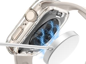 Goton 2 in 1 Waterproof Case Compatible for Apple Watch Series 11/10 Screen Protector 46mm, 360 Protective Glass Face Cover Hard PC Bumper + Back Frame for iWatch Accessories 46 mm