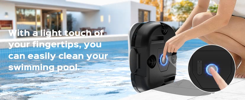 (2026 Upgrade) TALOSBO S1 PRO Robotic Pool Vacuum – Dual-Motor Above-Ground Pool Cleaner, 120 Mins Runtime, Quick Charging, 2.2L Large Filter Basket & Auto-Parking for Easy Retrieval
