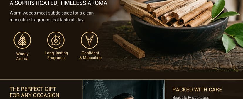 Rinse & Robust Gifts for Men 10Pcs Gift baskets for Men, Sandalwood Bath and Body Works Men Gifts for Birthday for Dad Boyfriend Husband B0DW8M5GBN
