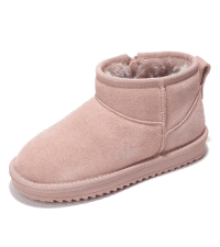 Project Cloud 100% Genuine Leather Micro Boots for Women – Water Resistant Womens Boots with Memory Foam Insole – Slip On Fall Shoes for Women 2026 for All-Day Comfort (HIPSTER)