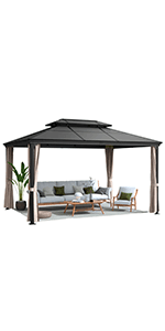 Flamaker 7 Piece Patio Dining Set Outdoor Acacia Wood Table and Chairs with Soft Cushions Wicker Patio Furniture for Deck, Backyard, Garden