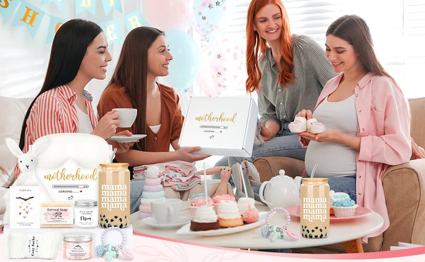 New Mom Care Package After Baby New Mom Gift Basket New Mom Gifts for Women After Birth Postpartum Gifts for Mom Baby Shower Gifts for Mom Cool Gifts for New Mom First Time Mom Gifts New Mom Gift Set