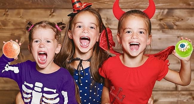 Halloween Toy Monster Slime Kit for Girls Ages 6-12, FunKidz Glow in Dark Slime Making Kit for Kids Make Soft Slime Balls with Photochromic Powder Kid Ideal Party Gifts