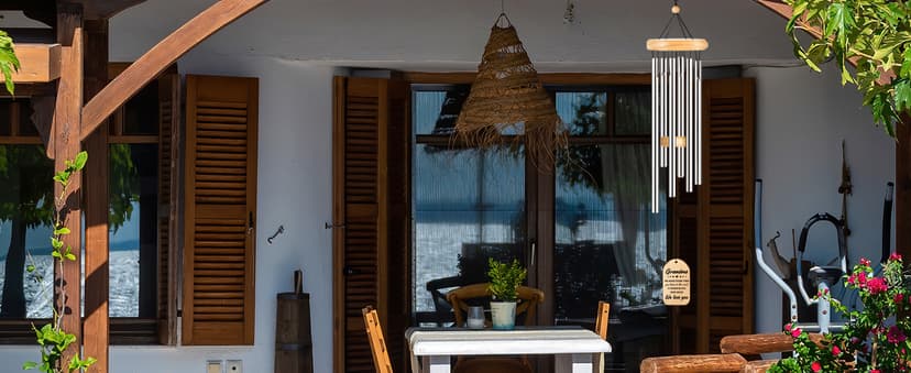 Gifts for Grandma, Grandma Birthday Gifts, Grandma Wind Chimes, Best Christmas Mothers Day Thanksgiving Present for Grandmother, Nana, Granny, 25.5 inches, Silver