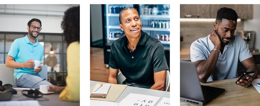 Golf Shirts for Men Dry Fit Short Sleeve Print Performance Moisture Wicking Polo Shirt