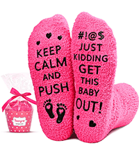 HAPPYPOP Pregnant Mom Gifts - Maternity Socks for Expectant Mothers, Thoughtful Choices for IVF Journeys B0CPXZW417